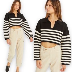 Crescent Striped Sweater